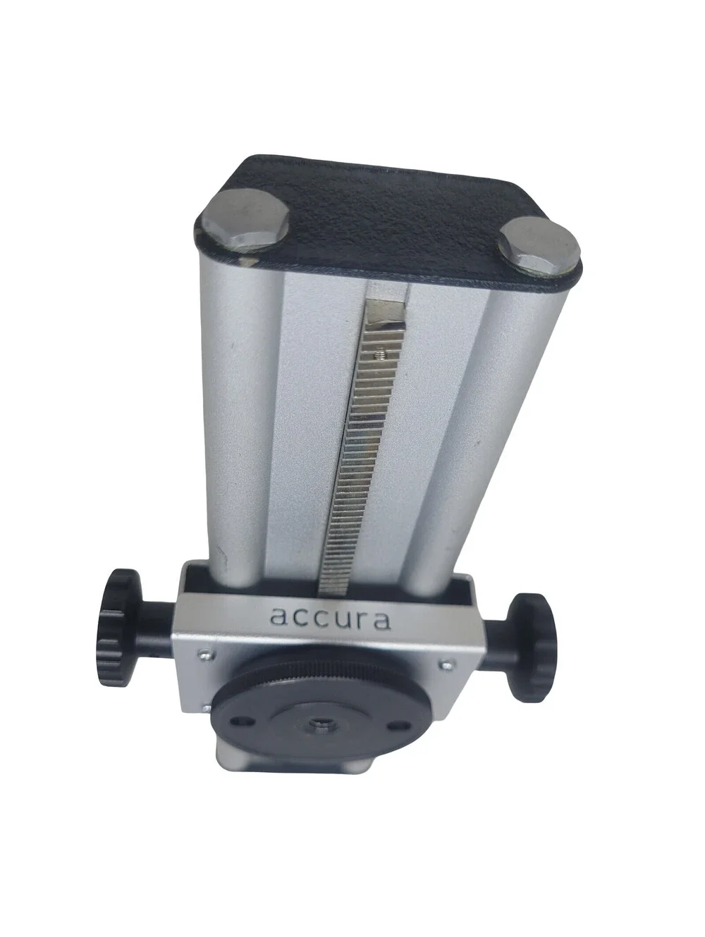 Accura 7 in. Vintage Tripod-Mount Geared Macro Focusing Rail Japan